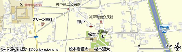 長野県松本市笹賀神戸3289周辺の地図