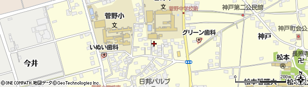長野県松本市笹賀神戸3488周辺の地図