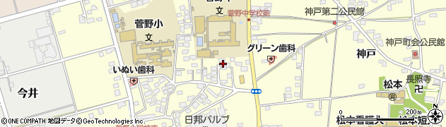 長野県松本市笹賀神戸3482周辺の地図