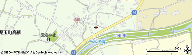 埼玉県本庄市児玉町高柳170-1周辺の地図