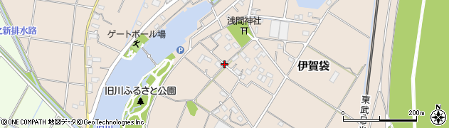 埼玉県加須市伊賀袋周辺の地図