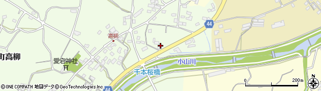 埼玉県本庄市児玉町高柳95周辺の地図