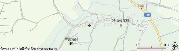 茨城県鉾田市秋山445周辺の地図