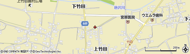 長野県山形村（東筑摩郡）御判形周辺の地図