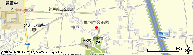 長野県松本市笹賀神戸3508周辺の地図