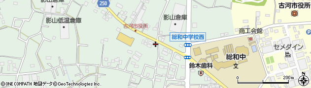 茨城県古河市女沼283-12周辺の地図