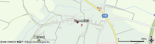 茨城県鉾田市秋山424周辺の地図