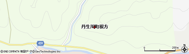 岐阜県高山市丹生川町根方周辺の地図