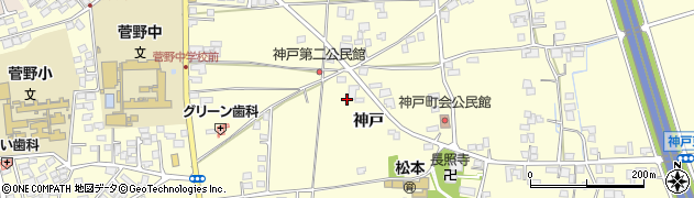 長野県松本市笹賀神戸3294周辺の地図