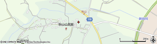 茨城県鉾田市秋山355周辺の地図