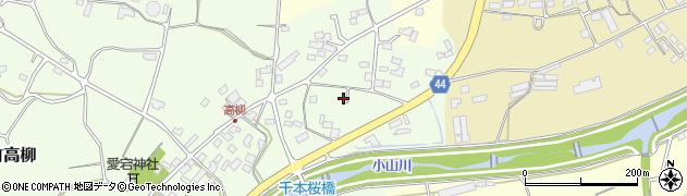 埼玉県本庄市児玉町高柳91周辺の地図