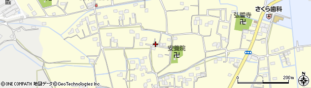 埼玉県熊谷市今井周辺の地図