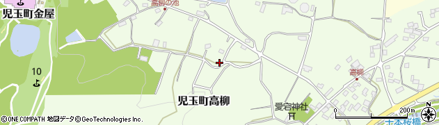 埼玉県本庄市児玉町高柳18周辺の地図