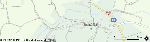 茨城県鉾田市秋山326周辺の地図