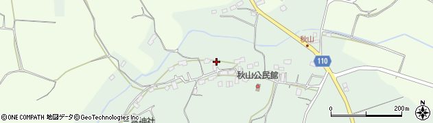 茨城県鉾田市秋山334周辺の地図