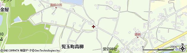埼玉県本庄市児玉町高柳465周辺の地図