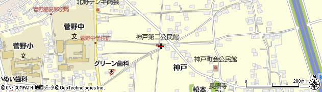 長野県松本市笹賀神戸3499周辺の地図