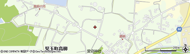 埼玉県本庄市児玉町高柳375周辺の地図