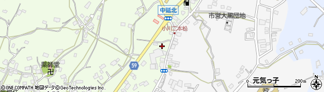 茨城県小美玉市中延610周辺の地図