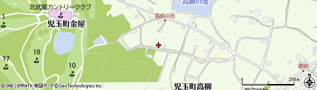 埼玉県本庄市児玉町高柳542周辺の地図