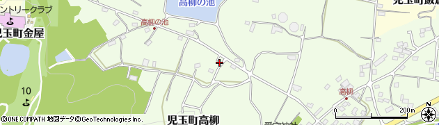 埼玉県本庄市児玉町高柳460周辺の地図