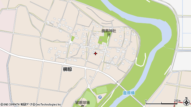 〒304-0044 茨城県下妻市柳原の地図