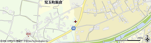 埼玉県本庄市児玉町高柳81周辺の地図