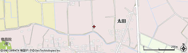 茨城県結城郡八千代町太田周辺の地図