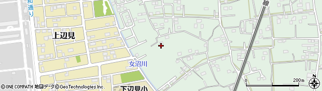 茨城県古河市女沼1037-3周辺の地図