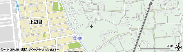 茨城県古河市女沼1037-2周辺の地図