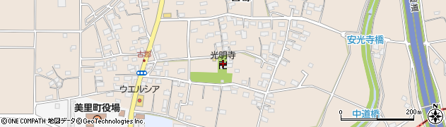 光明寺周辺の地図