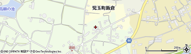 埼玉県本庄市児玉町高柳69-1周辺の地図