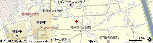 長野県松本市笹賀神戸3827周辺の地図