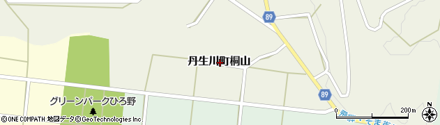 岐阜県高山市丹生川町桐山周辺の地図