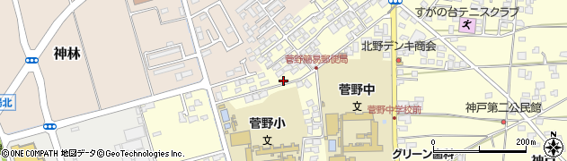 長野県松本市笹賀神戸4359周辺の地図