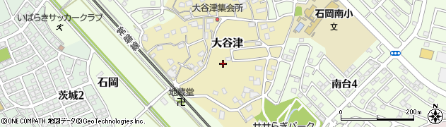 茨城県石岡市大谷津4周辺の地図