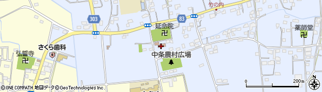 埼玉県　警察署熊谷警察署上中条駐在所周辺の地図