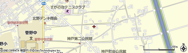 長野県松本市笹賀神戸3809周辺の地図