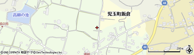 埼玉県本庄市児玉町高柳49周辺の地図