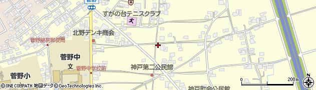 長野県松本市笹賀神戸3828周辺の地図