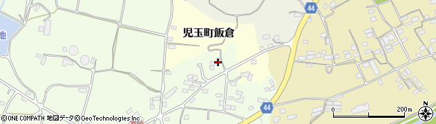 埼玉県本庄市児玉町高柳75周辺の地図