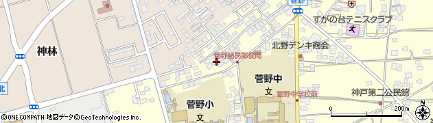 長野県松本市笹賀神戸3993周辺の地図