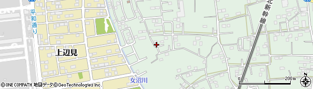 茨城県古河市女沼996-8周辺の地図