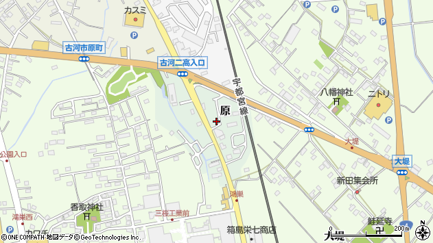 〒306-0026 茨城県古河市原の地図