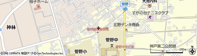 長野県松本市笹賀神戸4352周辺の地図