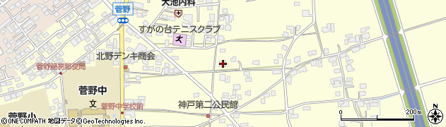 長野県松本市笹賀神戸3864周辺の地図