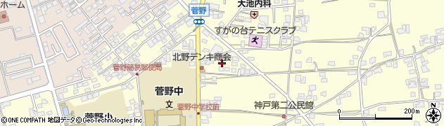 長野県松本市笹賀神戸3854周辺の地図