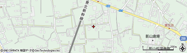 茨城県古河市女沼825周辺の地図