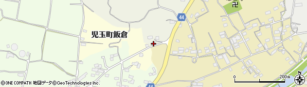 埼玉県本庄市児玉町金屋158周辺の地図