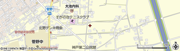 長野県松本市笹賀神戸3866周辺の地図